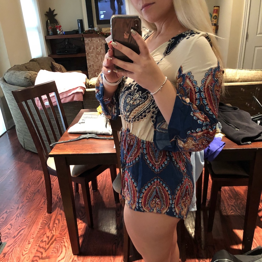 reverse romper jumpsuit - Picture 4 of 5